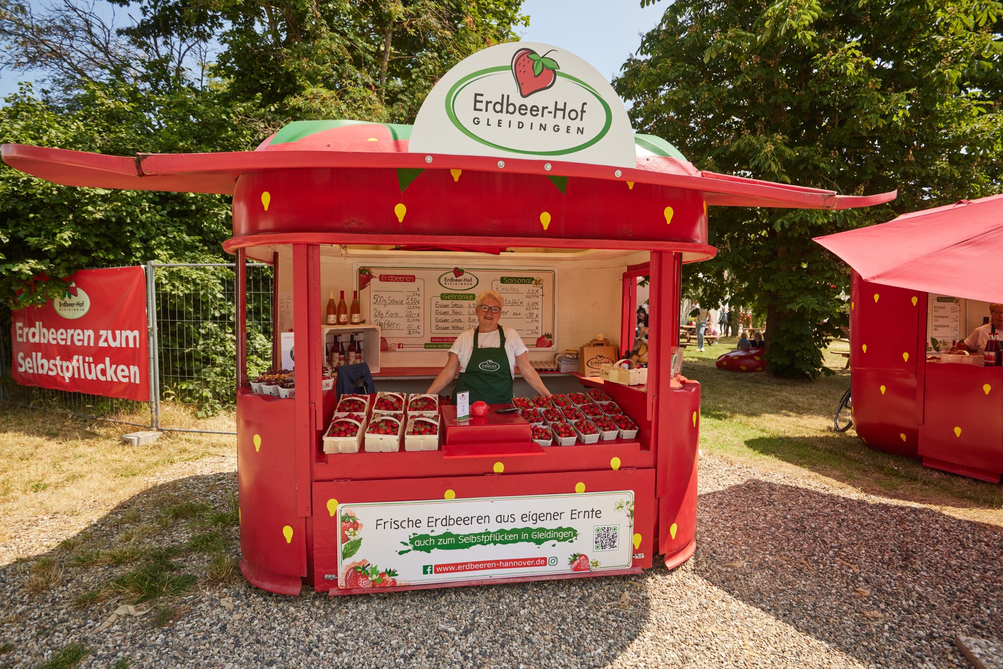 Erdbeer Stand In Der Nähe